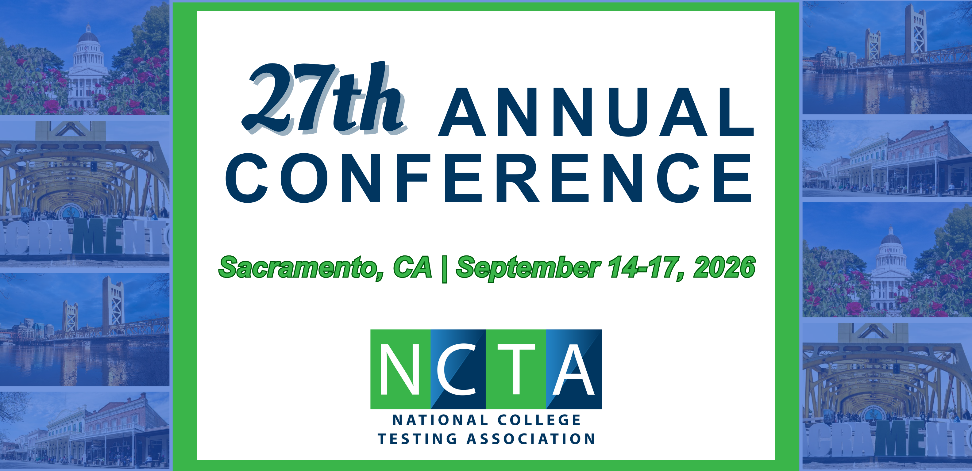 Collage of Photos of Sacramento, CA with text 